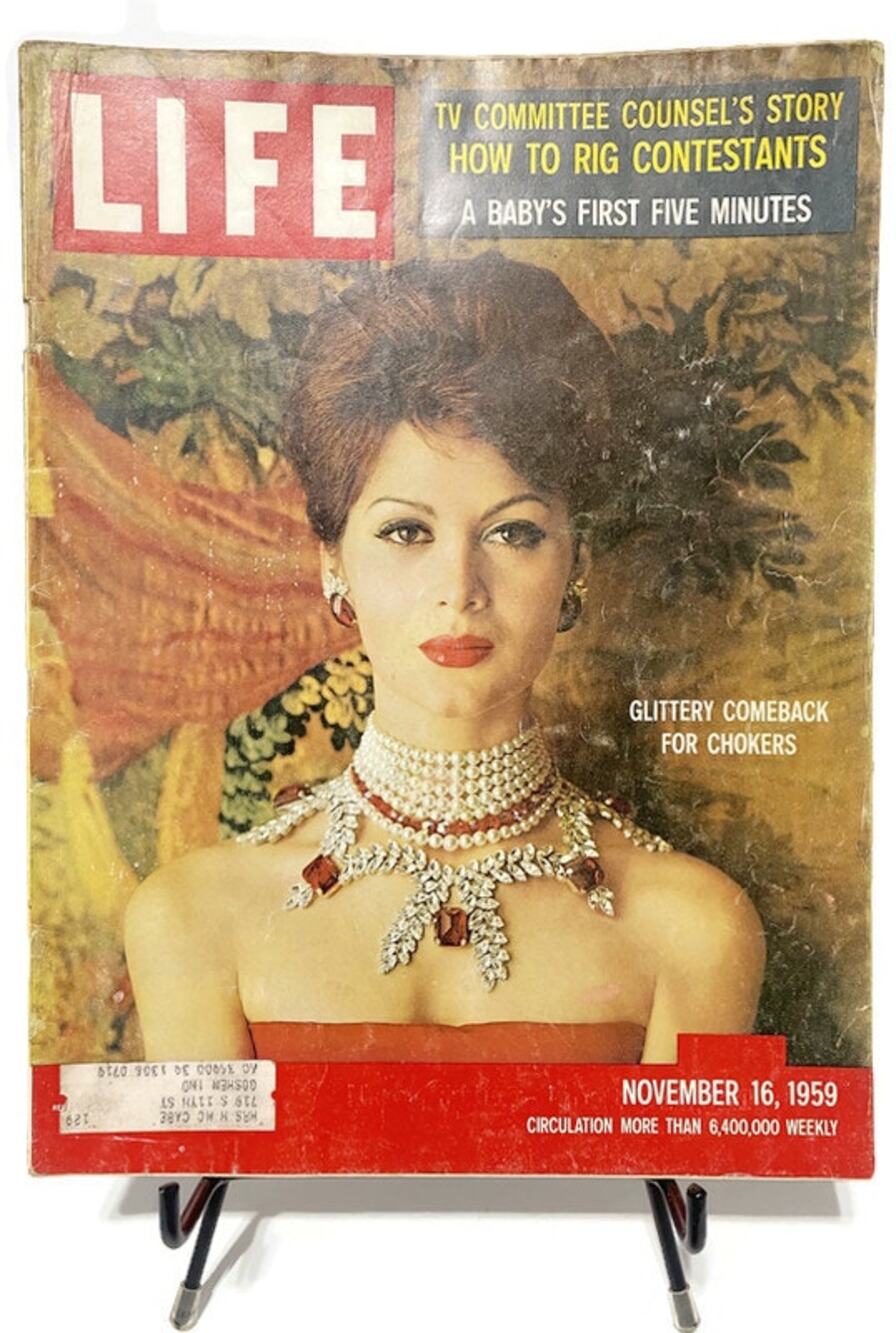 LIFE Magazine November 16 1959 Vintage Chokers Fashion Abstract Art Issue